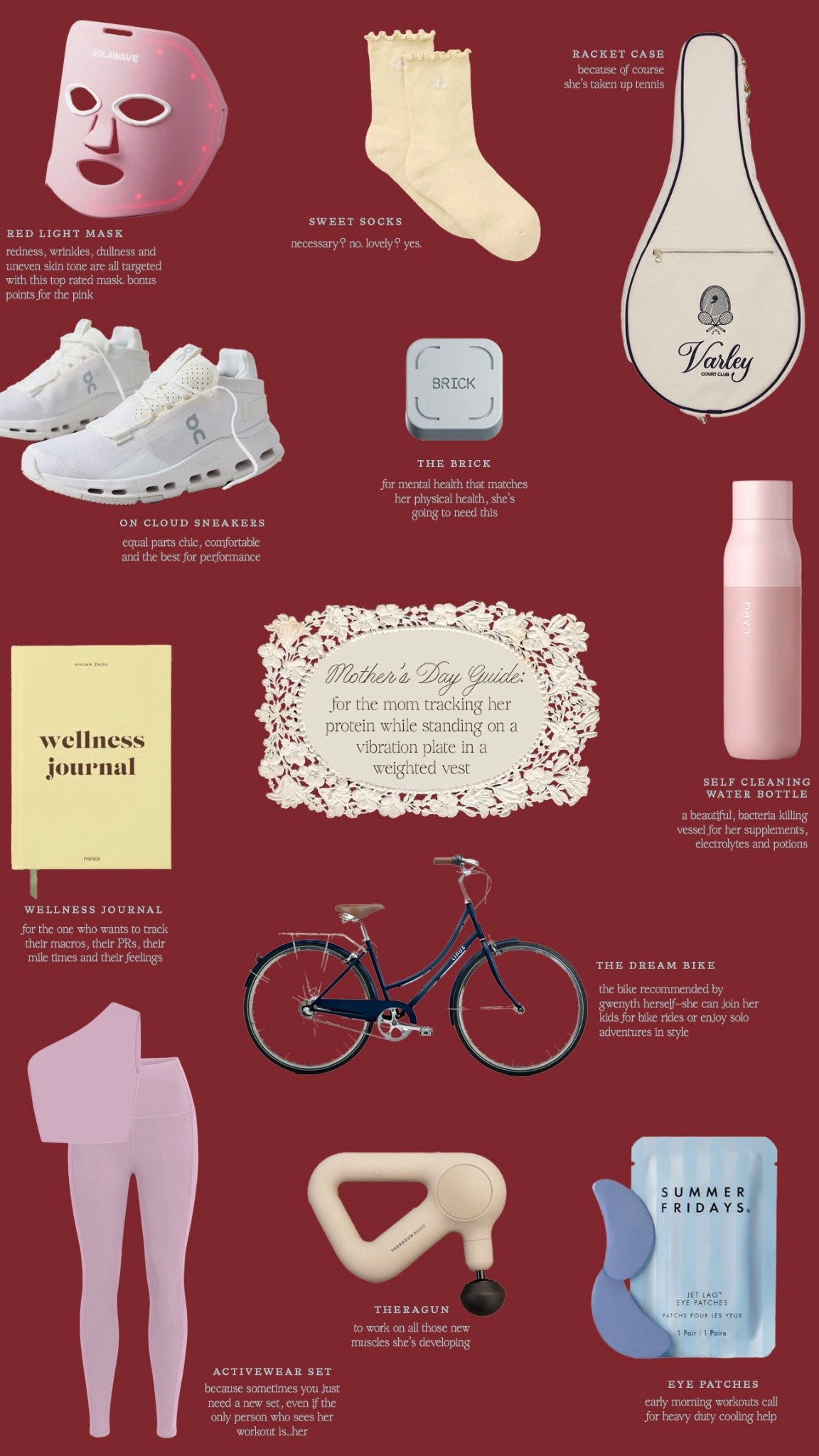 Mother’s Day gift guide for the fitness obsessed

Workout
Exercise
Mother’s Day gift guide


#LTKselfcare #LTKMothersDay #LTKmomlife