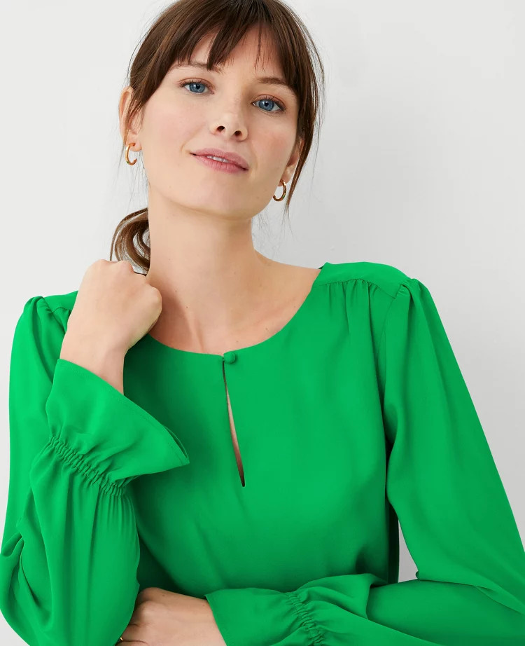 Smocked Waist Top | Ann Taylor (US)