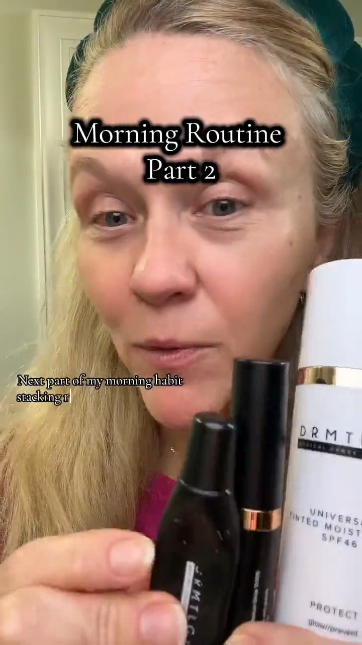 I need routines.  Habit stacking, products, and processes that work for me. And keep my ducks in a row.  Cause apparently otherwise, I’m losing stuff or leaving out steps.  This trio of products from @DRMTLGY are part of my morning routine.  Even when I’m in a rush.  

Use code ROBINSNESTOFFICIAL whenever shopping at DRMTLGY for a savings.

#LTKmorningroutine #LTKOver40 #LTKvlog