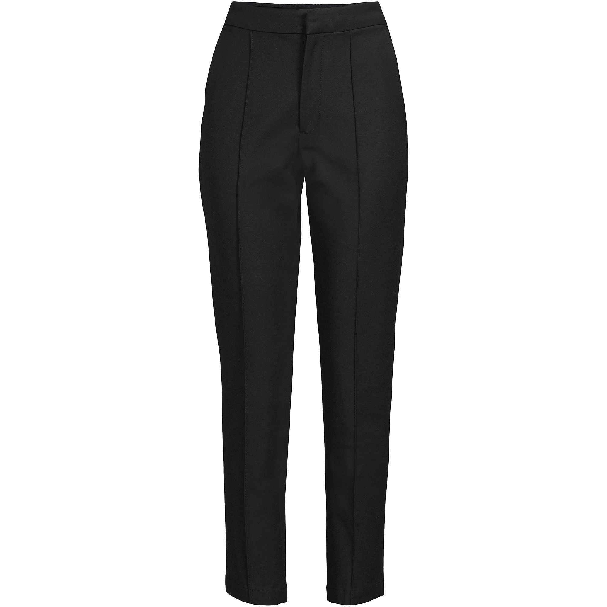 Women's High Rise Bi Stretch Pintuck Pencil Ankle Pants | Lands' End (US)