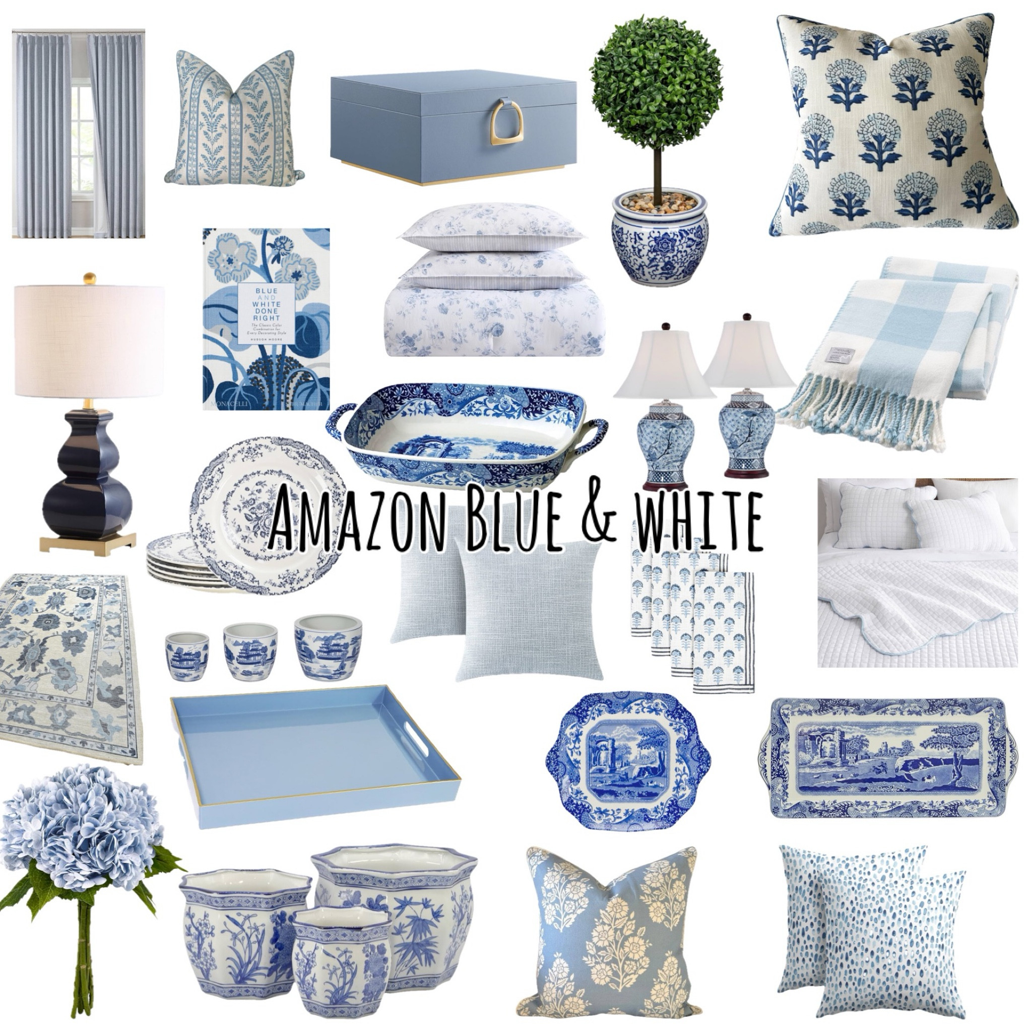 Blue & White is always right!! Shop the cutest blue and white find all on Amazon!!

#LTKHome #LTKFindsUnder50 #LTKFindsUnder100