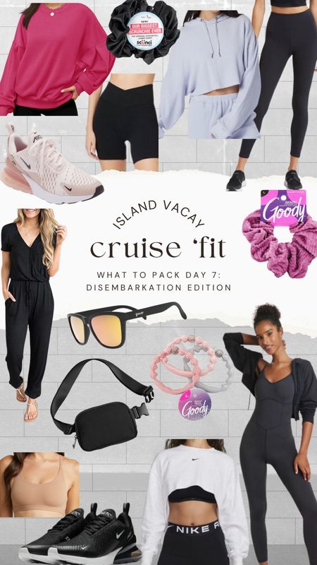 ✨pack for my upcoming cruise with me✨

When you disembark the ship, you’ll want to be super comfy. Your day will be filled with travel and I’m sure you’ll have a sunburn. 

I always opt for loose-fitted tops, a soft bralette and athletic shoes. Throw my hair on top of my head, slide my sunnies on and get ready to go.

#LTKSeasonal #LTKtravel #LTKstyletip
