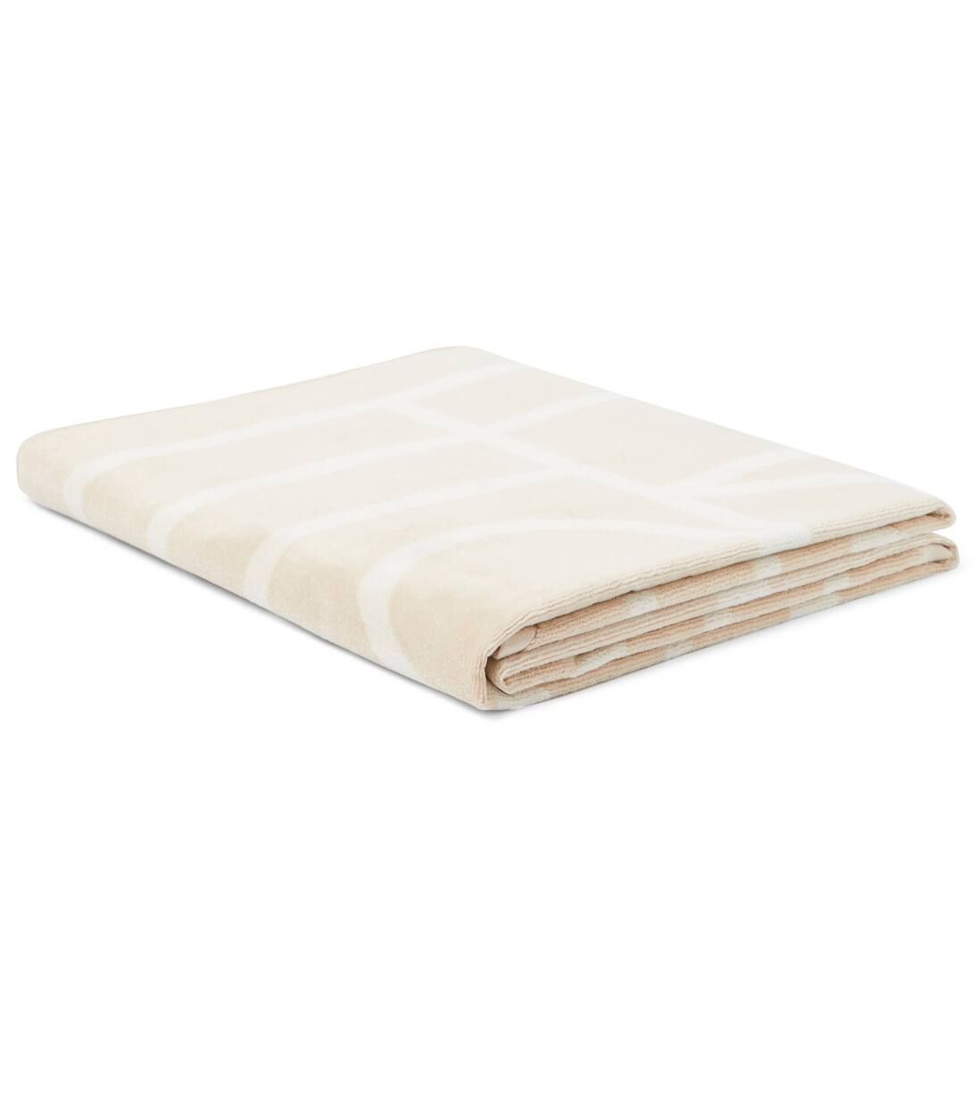 TotemeMonogram cotton jacquard beach towel | Mytheresa (UK)