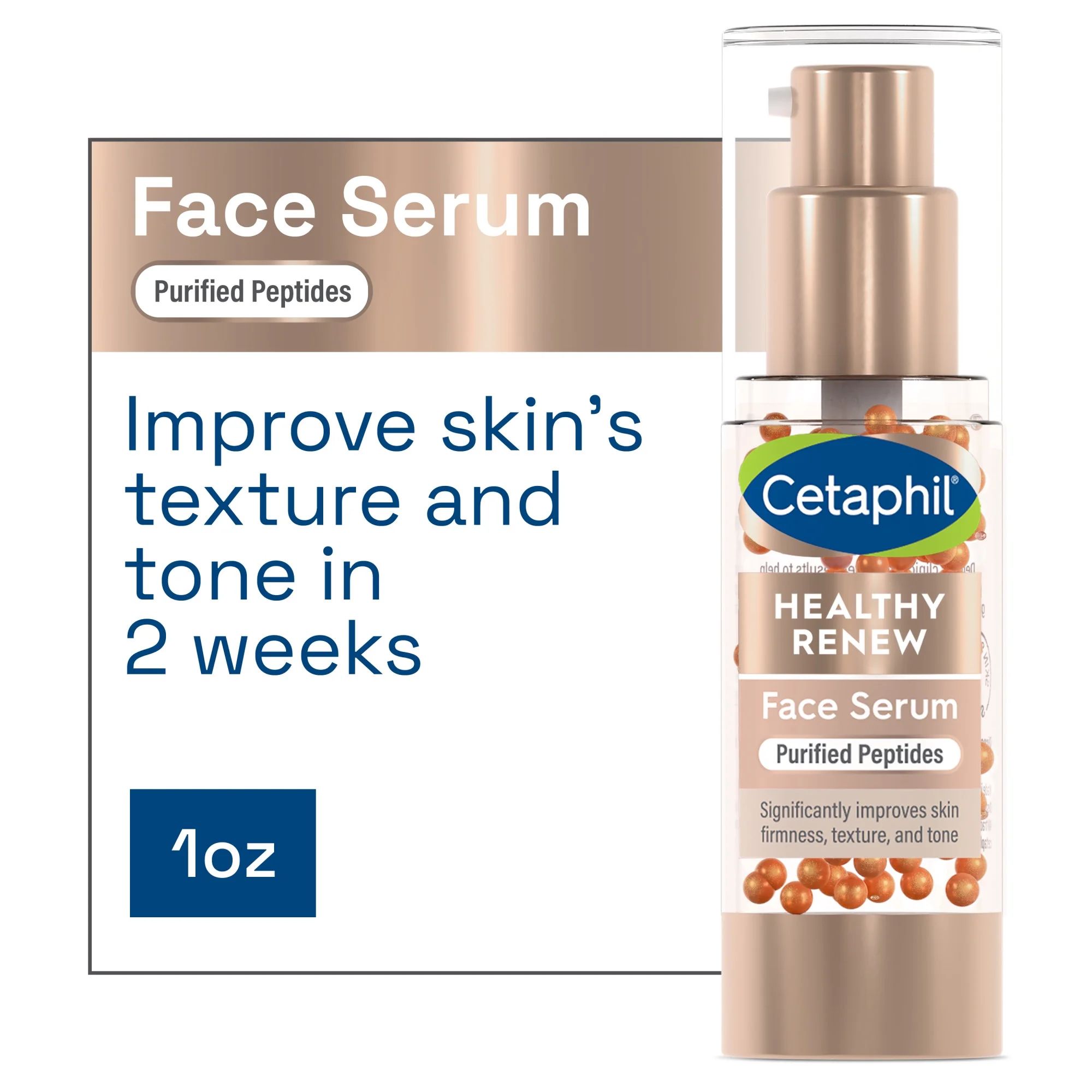 Cetaphil Healthy Renew Face Serum, Anti-Aging Hydrating Serum for Sensitive Skin, 1 oz | Walmart (US)