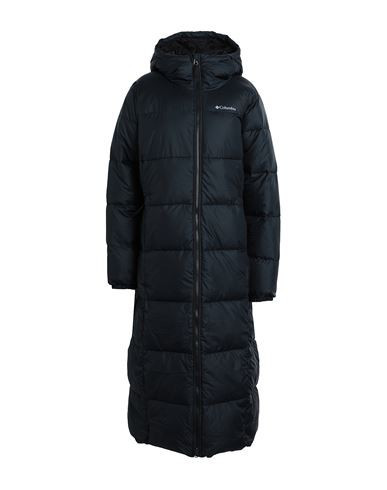 Columbia Puffect Long Jacket Woman Puffer Black Size XS Polyester | YOOX (US)