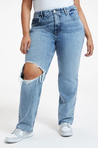 Good '90s Jeans Indigo245 Jeans, Size 12 | Good American