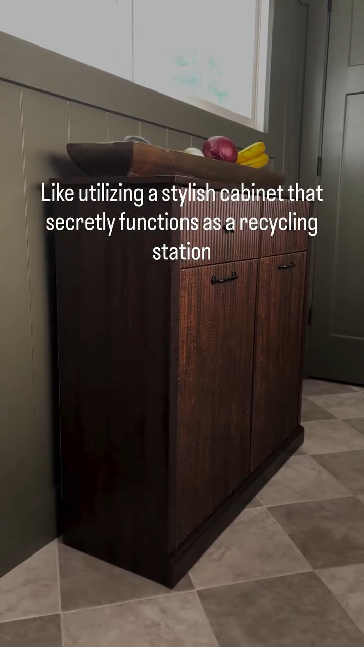 When you’ve downsized, intentional space planning is critical. 📐✨Every single square inch of our European-inspired pantry and laundry space has to work for its keep. I knew we needed a highly functional layout for everyday storage and recycling—but I refused to sacrifice the aesthetic. 

This fluted piece bridges the gap perfectly, proving that hard-working utility corners can also be the most inviting.It features two top drawers for storage and two tilt-out bins that completely hide our recycling away from view. 

Beauty and style can coexist when you design with intention! 

Sometimes less truly is more. It just takes a little vision and a commitment to making your home’s smallest spaces both smart and beautiful.

#downsizing #spaceplanning #europeanpantry #pantryorganization #functionaldesign

#LTKdayinmylife #LTKHome