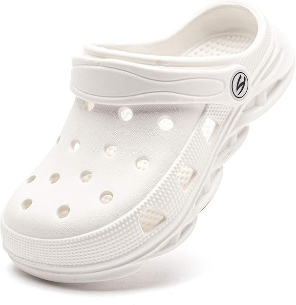 HOBIBEAR Boys Girls Classic Graphic Garden Clogs Slip on Water Shoes | Amazon (US)