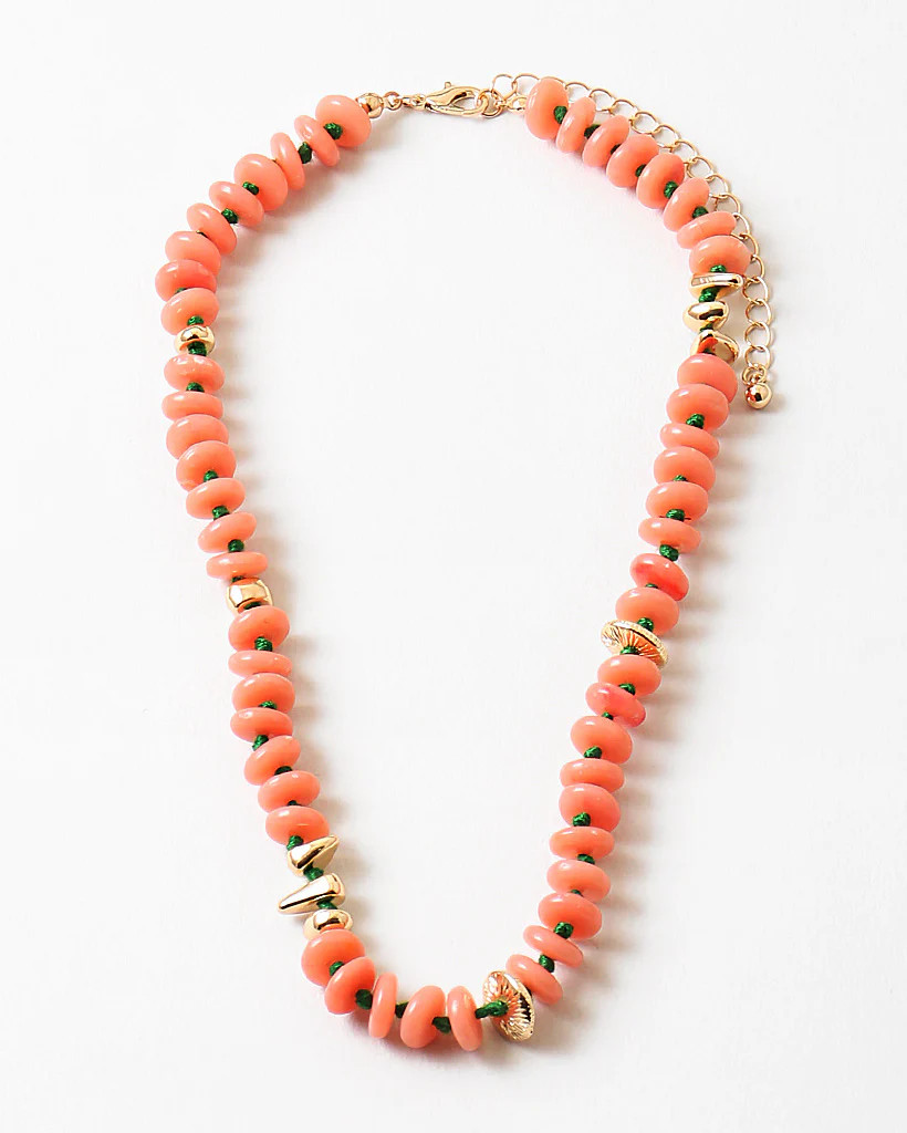 Sunshine Coral Resin Necklace | Erin McDermott Jewelry