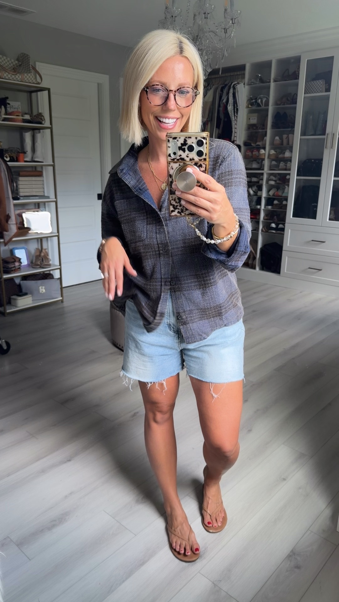 Flannel small (I think I would prefer medium though)
Shorts sized up 2 sizes for a loose fit (size 8)

#LTKootd #LTKmomlife #LTKMens