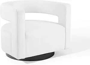 Modway Spin armchairs, White | Amazon (US)