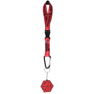 Dungeons and Dragons Lanyard Wristlet D 20 Dice Wrist Lanyard Keychain Hand Wrist Key Lanyard Strap | Target