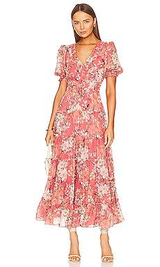 Yumi Kim Farrah Maxi Dress in Sweet Blossom Brick from Revolve.com | Revolve Clothing (Global)