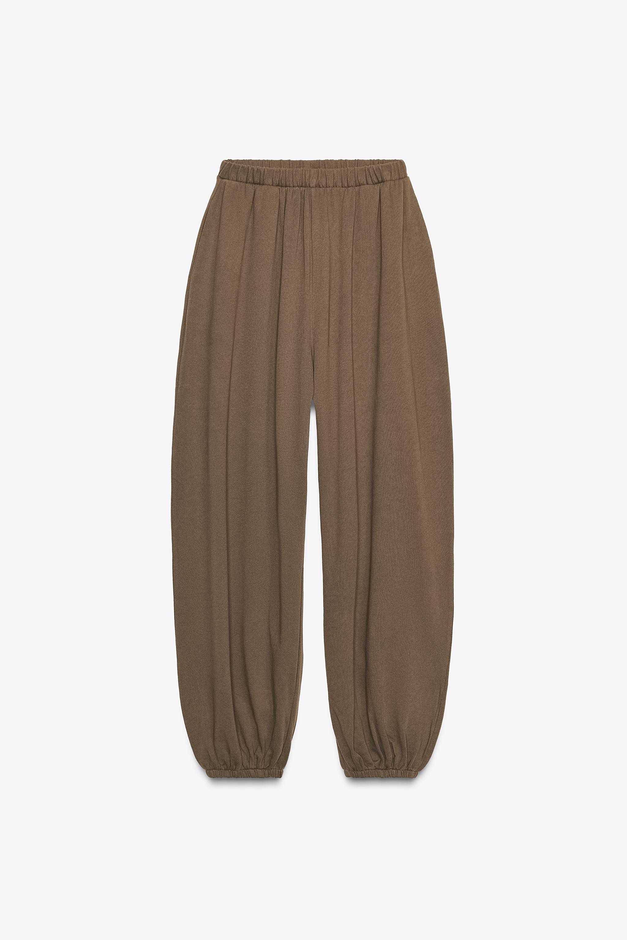PLUSH BALLOON TROUSERS | Zara UK
