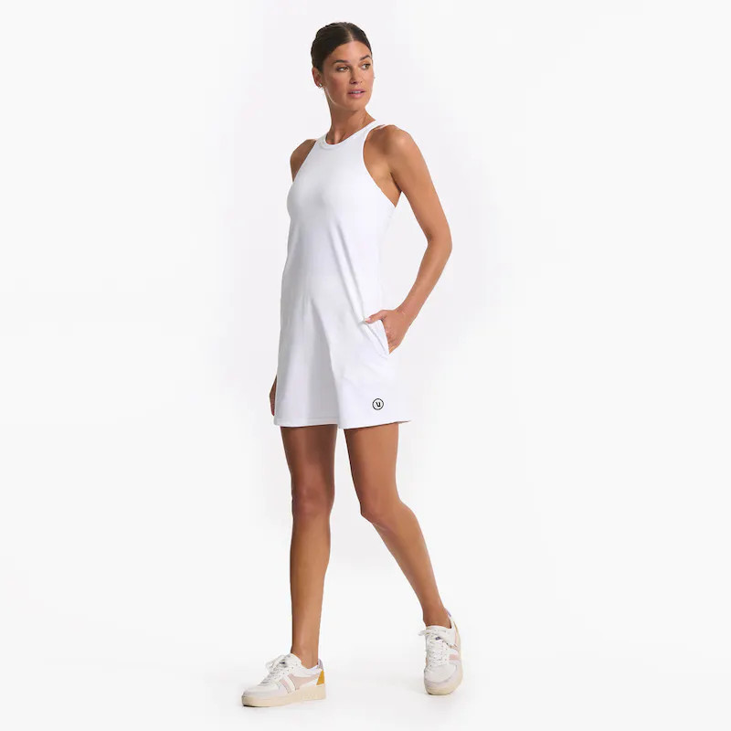 Volley Dress | White | Vuori Clothing