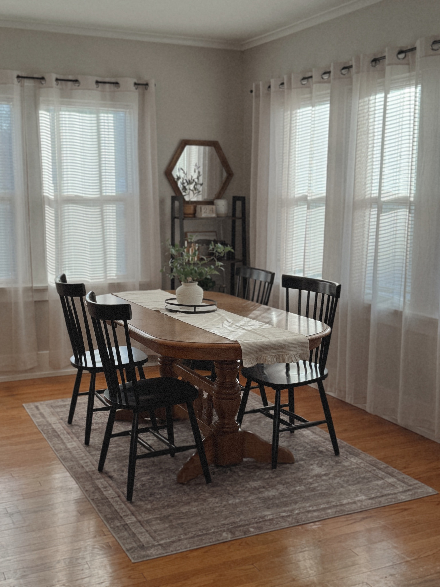 I've developed a small fascination with our dining room. Gradually, I've made updates to it and am now starting to see it come together beautifully! Many of the pieces were found on Amazon, complemented by some great thrifted finds too!

#amazon #amazonfind #amazonfinds #target #targetfinds #farmhouse #modernfarmhouse #farmhousestyle #affordable #rugs #affordablerugs

#LTKfamily #LTKhome #LTKstyletip