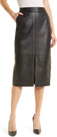 Women's Autry Leather Pencil Skirt | Nordstrom