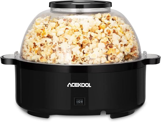 ACEKOOL Popcorn Maker, Multifunctional Popcorn Popper Machine with Nonstick Plate & Stirring Rod,... | Amazon (US)