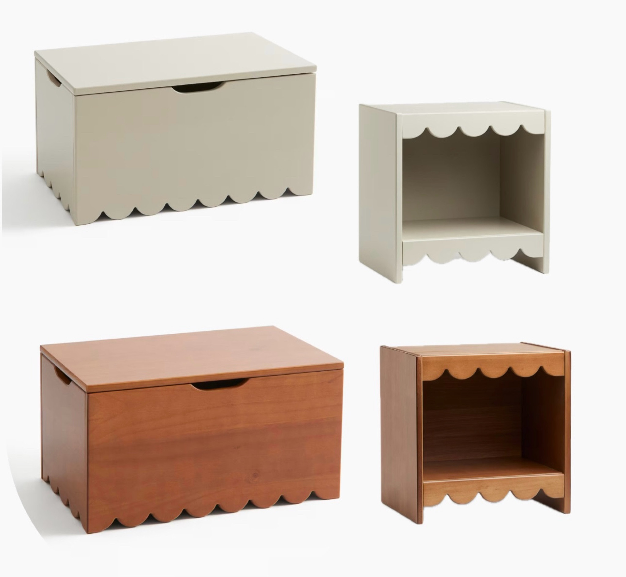 Scalloped kids room storage + nightstands 

#LTKFamily #LTKKids #LTKHome