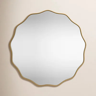 Francina Wavy Wall Mirror | Wayfair North America