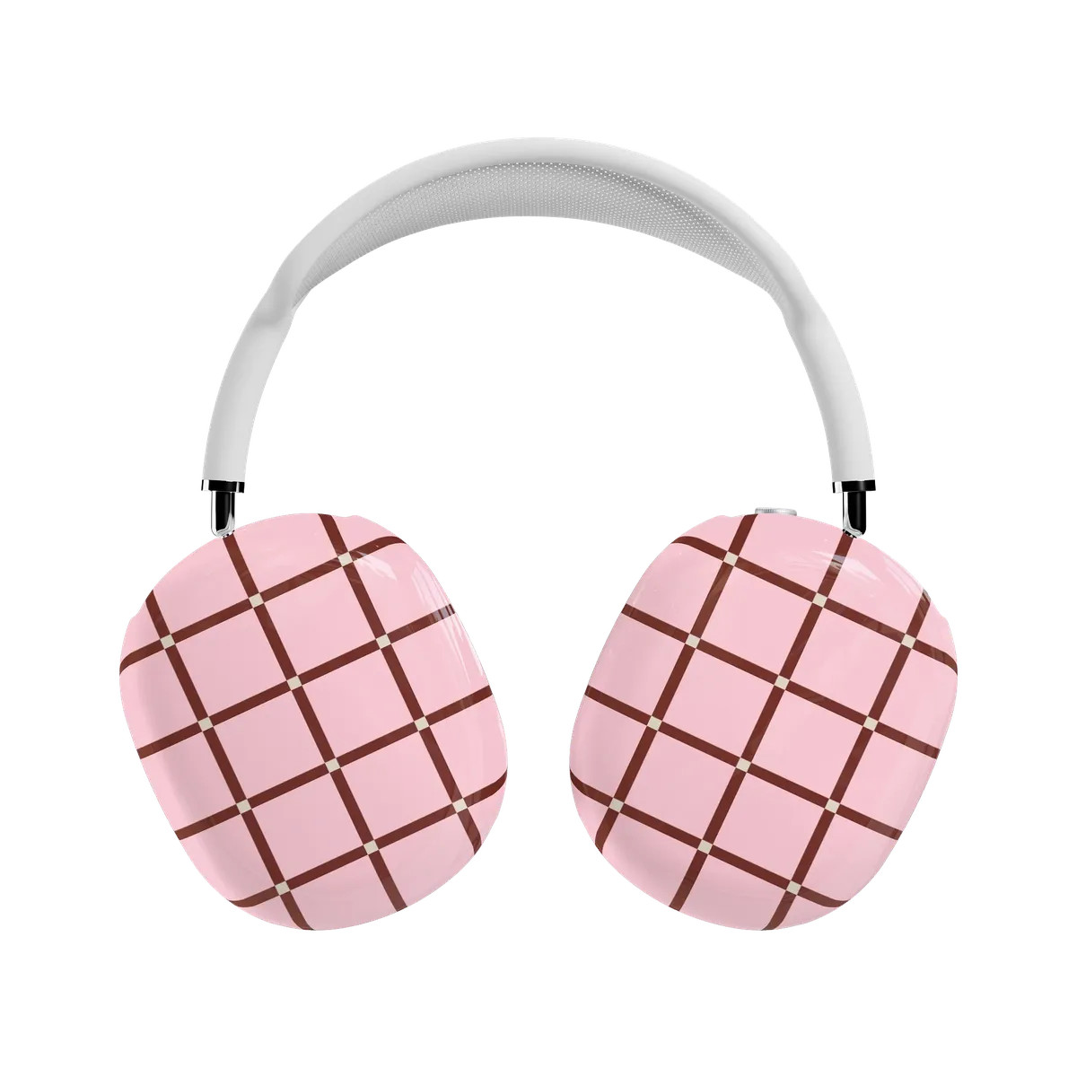 Uptown Gridlock   Pink Checkerboard AirPods Max Case | CASELY