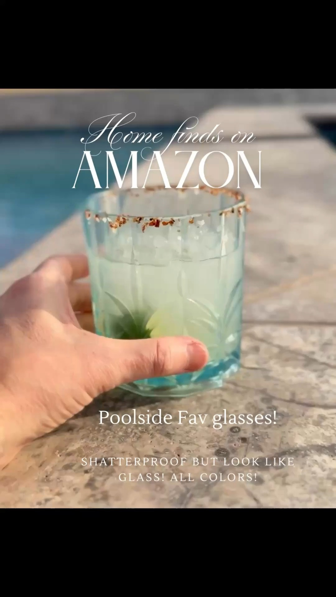 It’s almost pool season! These shatterproof glasses are my favorite for poolside! They are plastic but look just like glass! So many colors! The teal is my favorite! Shop these in my LTK! 

#LTKSpringSale #LTKmomlife #LTKdayinmylife