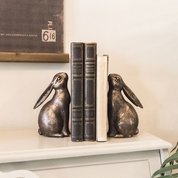 Bunny Rabbit Bookends | Antique Farm House