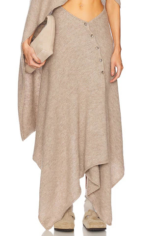 Helsa Lauren Midi Knit Skirt in Beige from Revolve.com | Revolve Clothing (Global)