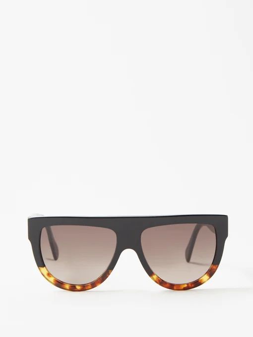 Aviator D-frame acetate sunglasses | Céline Eyewear | Matches (UK)