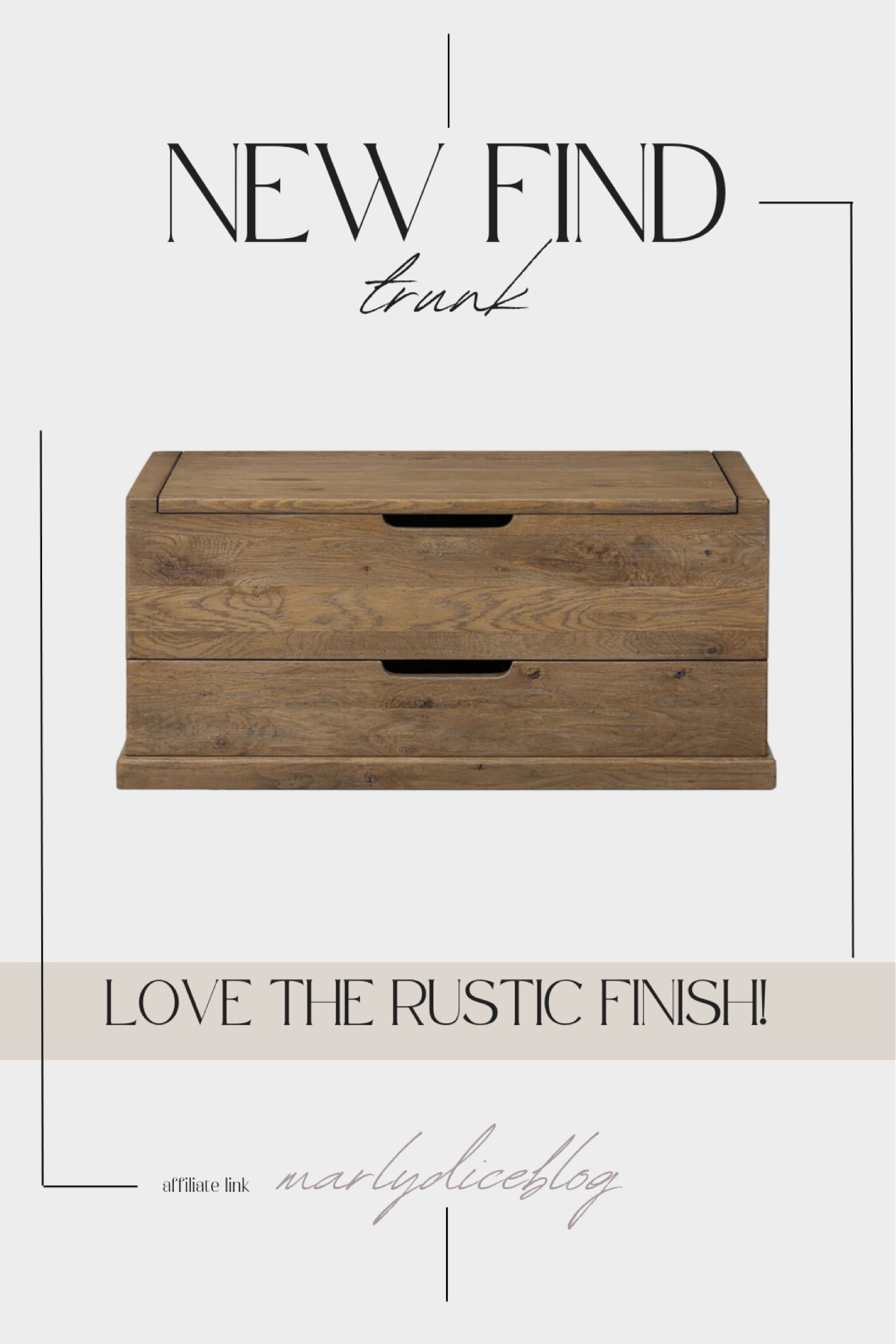 Gorgeous rustic trunk!! 

#LTKHome