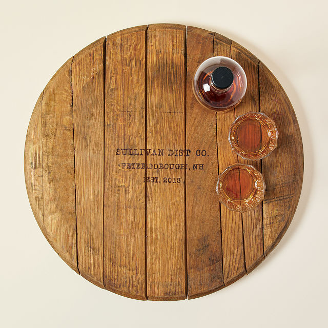 Custom Bourbon Barrel Lazy Susan | UncommonGoods