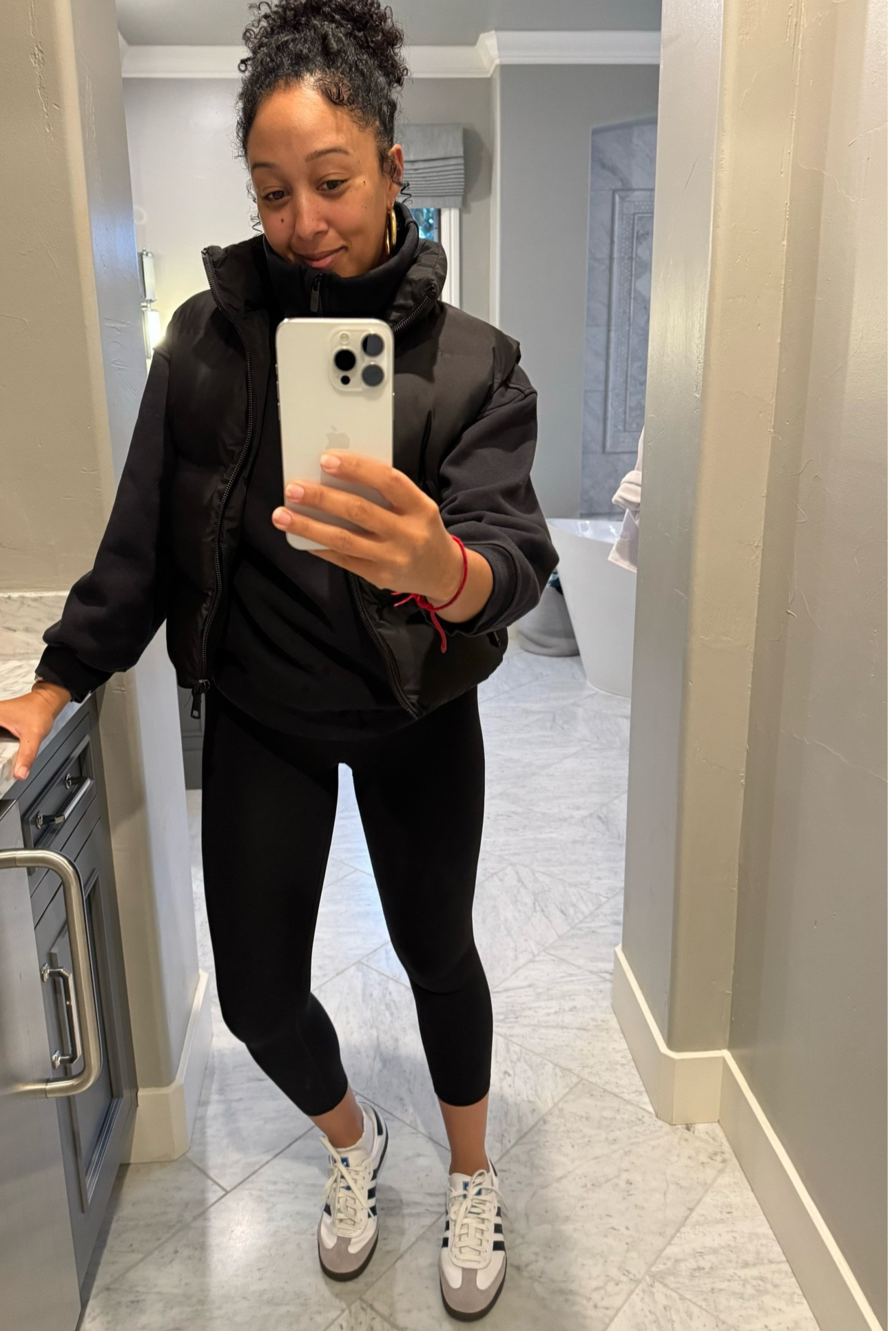 Loving this cozy outfit today! 
Vest is Zara but I linked similars below!

#LTKGiftGuide #LTKfitness #LTKstyletip