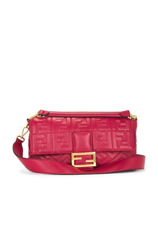 Fendi Baguette Shoulder Bag in Red | FWRD 