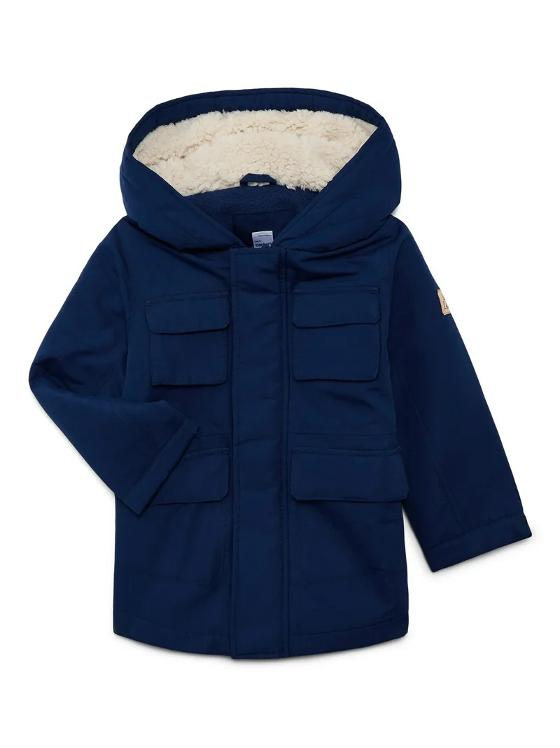 Carter's Child of Mine Toddler Plush- Lined Hooded Parka Jacket, Sizes 2T-5T | Walmart (US)