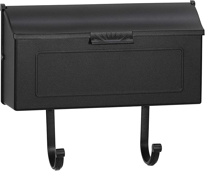 Small Cast Aluminum Metal Mailbox with Newspaper Hooks, Easy to Install Wall Mount, Heavy Duty, R... | Amazon (CA)