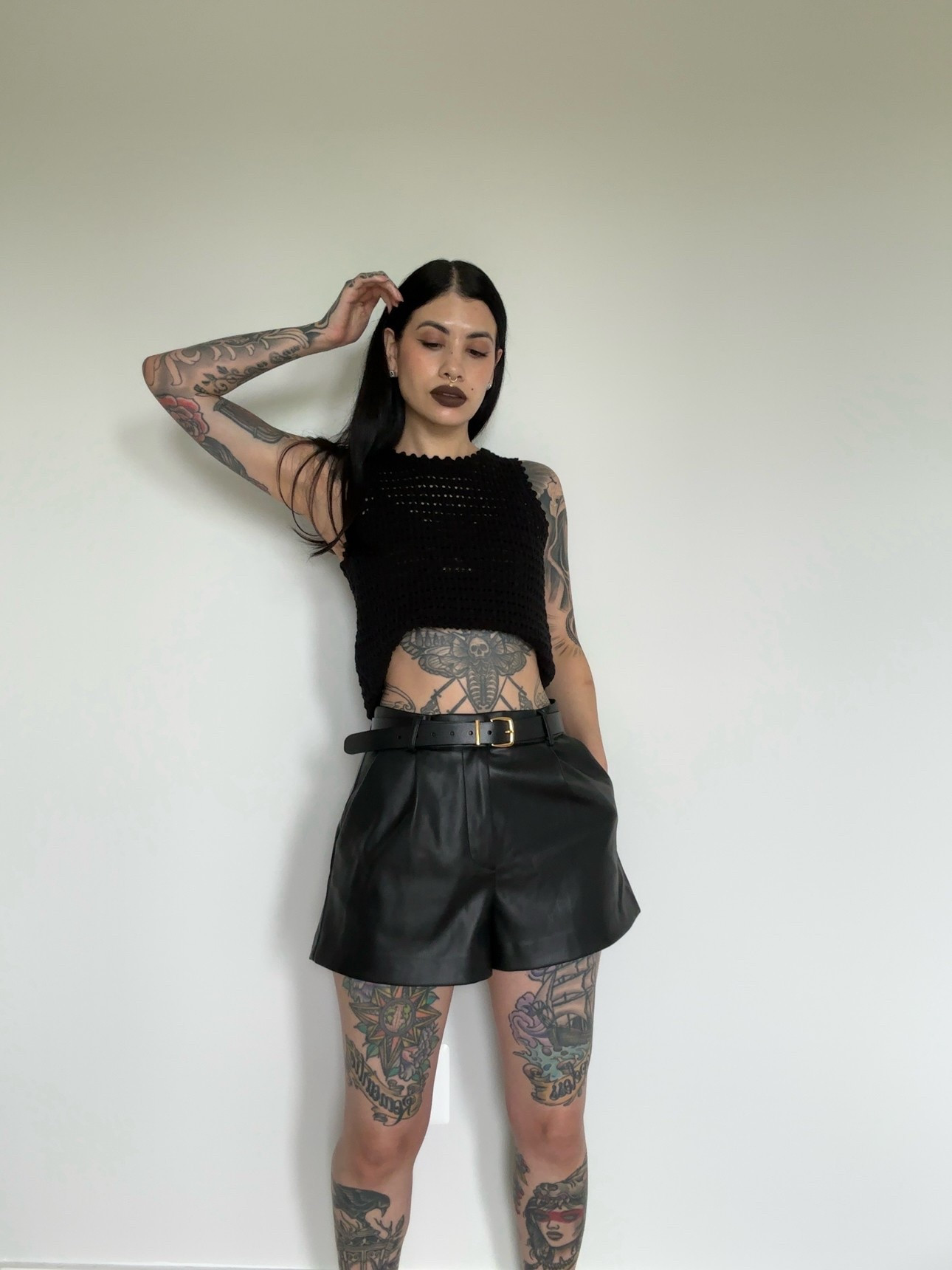 Black Gap crochet top sized down to xxs, belt from Madewell, shorts are old Zara but I’ve found some similar ones!

#LTKFindsUnder100 #LTKSummerEdit #LTKSaleAlert