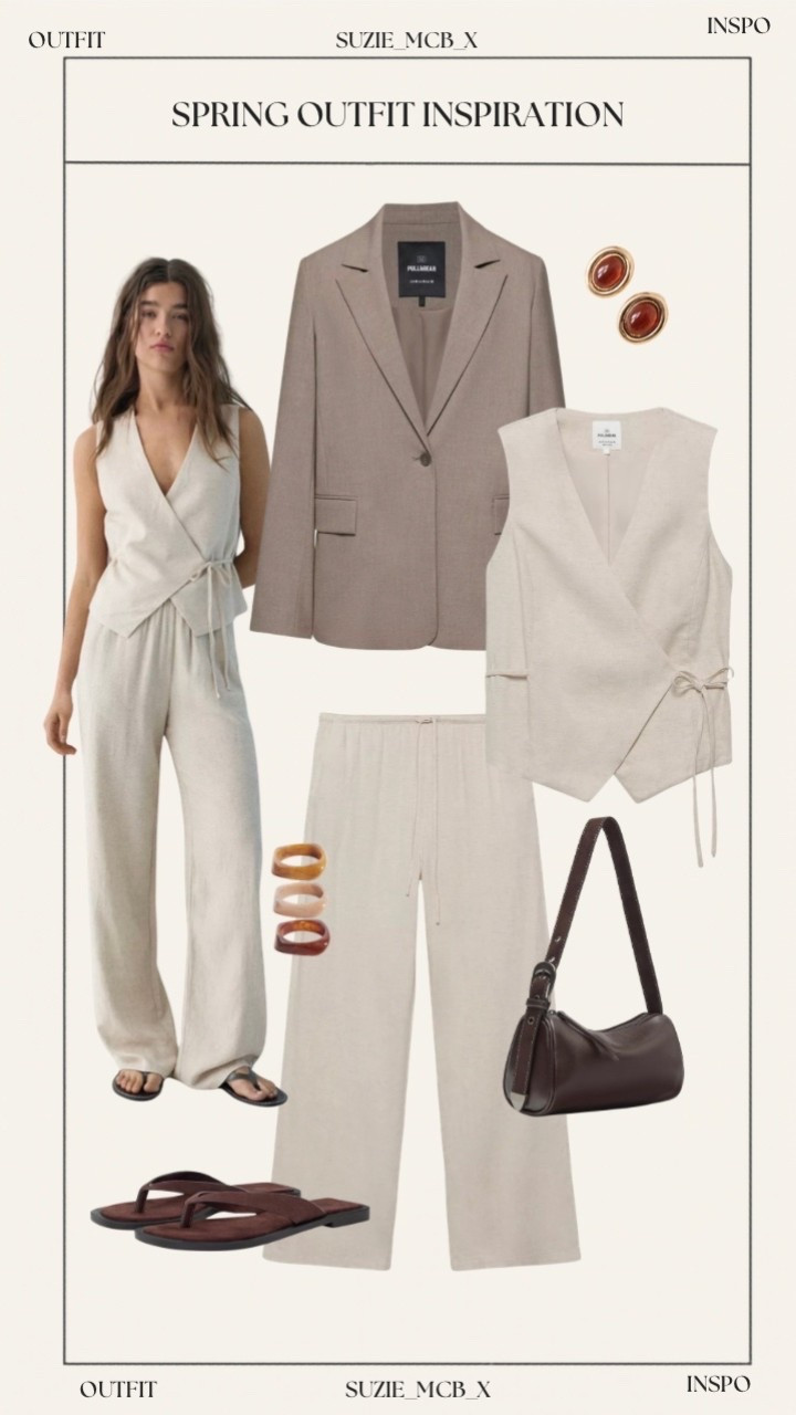 The perfect t spring outfit 

Great travel outfit 

Summer linen outfit 

#LTKuk #LTKspring #LTKmidsize
