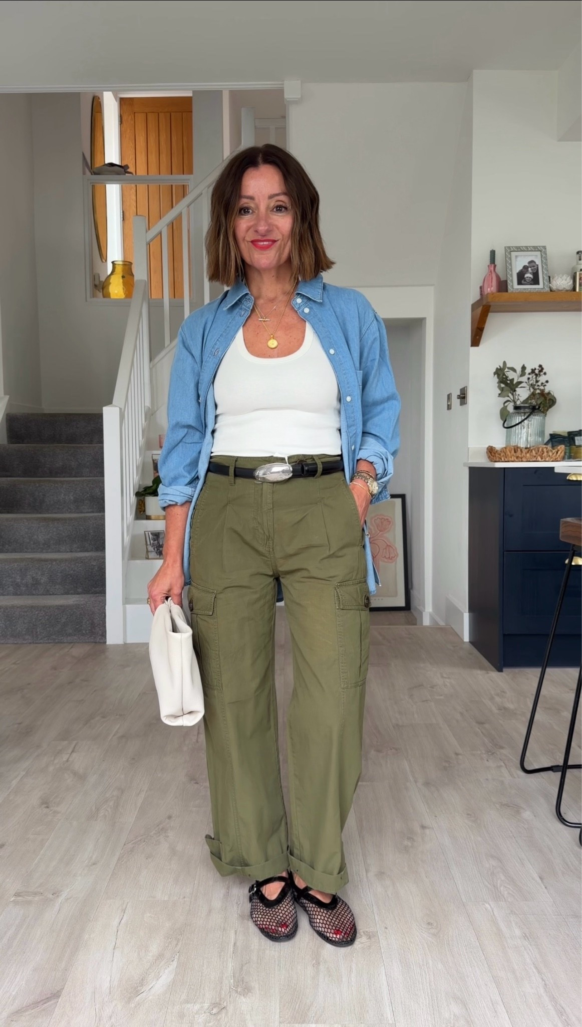 A good chuck on outfit for this rubbish weather. My khaki combats are old but I’ve linked some similar options 
I’m wear XS in the shirt

#LTKuk #LTKsummer #LTKpetite