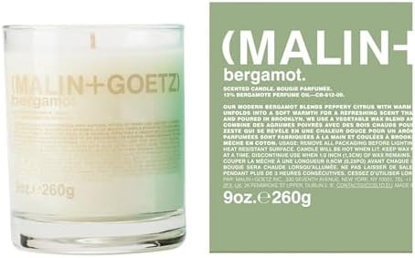 MALIN+GOETZ 9oz Scented Candle | Hand-Poured Soy Wax with Unique Fragrance Blends | Clean-Burning... | Amazon (US)