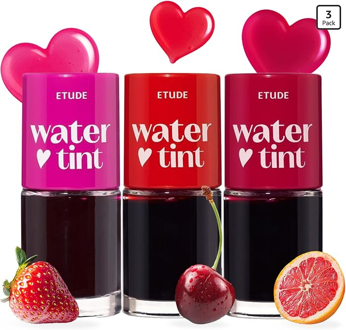 ETUDE Dear Darling Water Tint Lip and Cheek Stain 3 Color Set | Amazon (US)