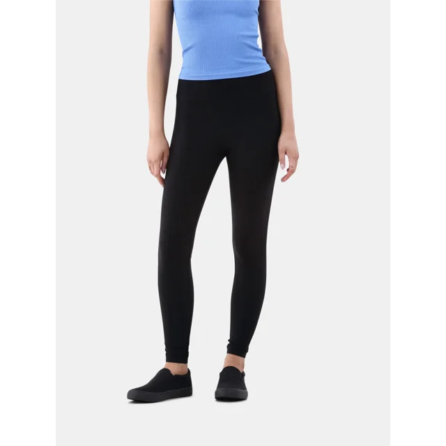 No Boundaries Sueded Ankle Leggings, 27.5”Inseam, Women's | Walmart (US)