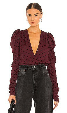 AFRM Danna Bodysuit in Port from Revolve.com | Revolve Clothing (Global)