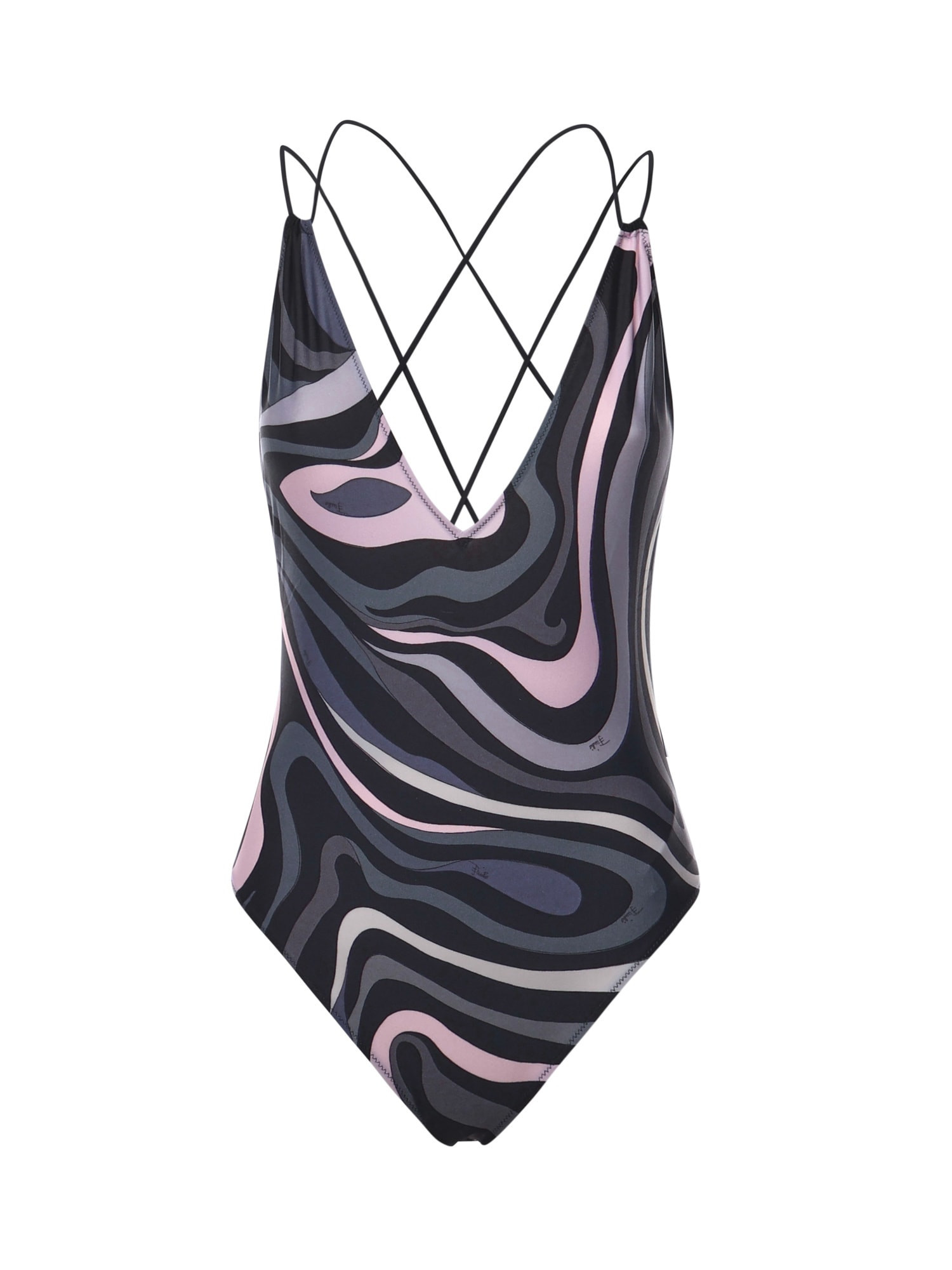 Pucci One-piece Swimsuit With Marble Print | Italist.com US