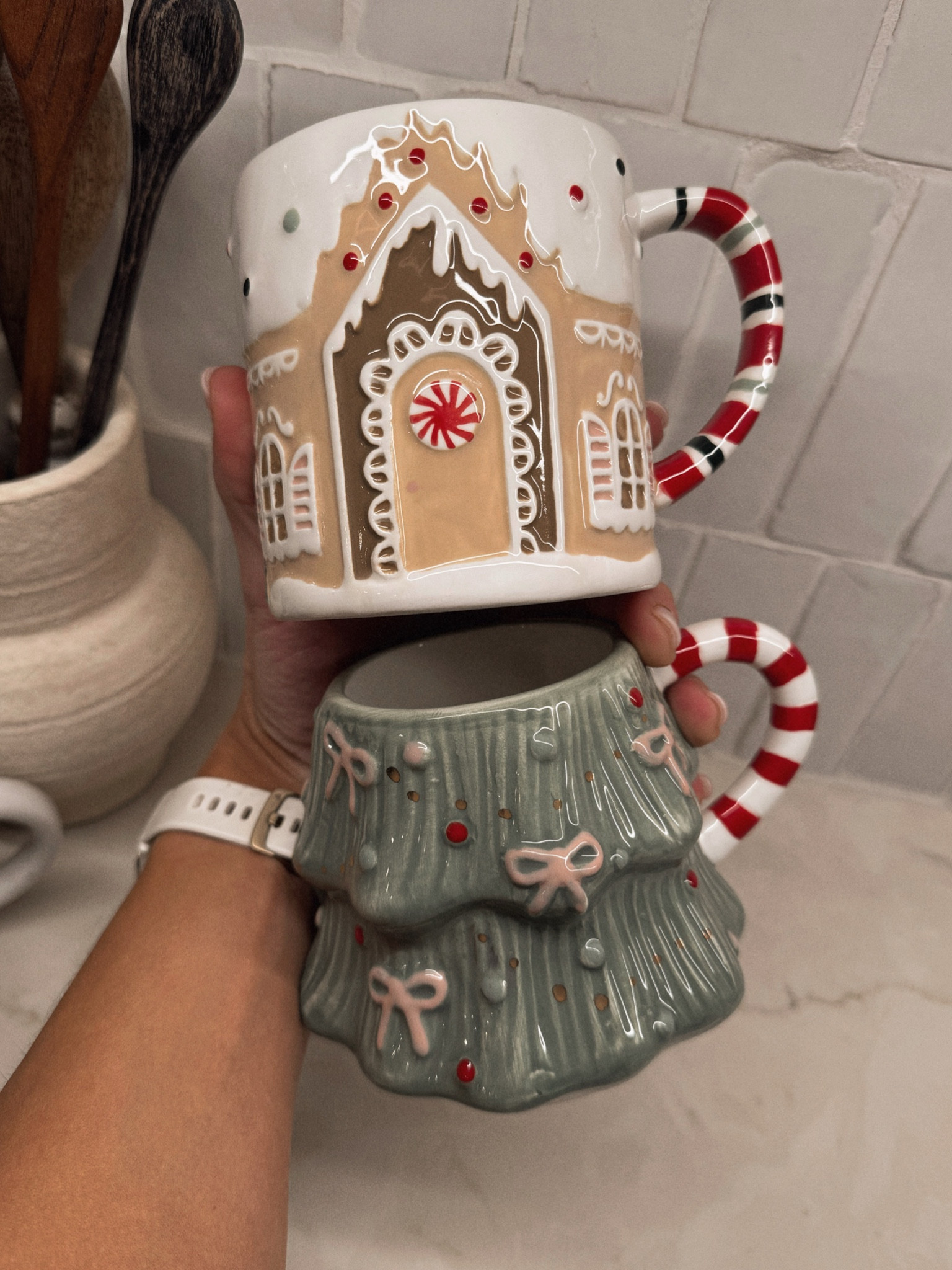 How freaking CUTE ARE THESE!?!🥹🎄🎅🏼 I got these for the girls as gifts on wedding weekend! They’re so festive & fun. I know I know I know…I needed another mug🙈☕️ 

They’re currently on SALE too‼️‼️‼️

Christmas / holiday / coffee mug / gift idea / seasonal / altard state / Holley Gabrielle / for her 

#LTKFindsUnder50 #LTKSaleAlert #LTKHoliday