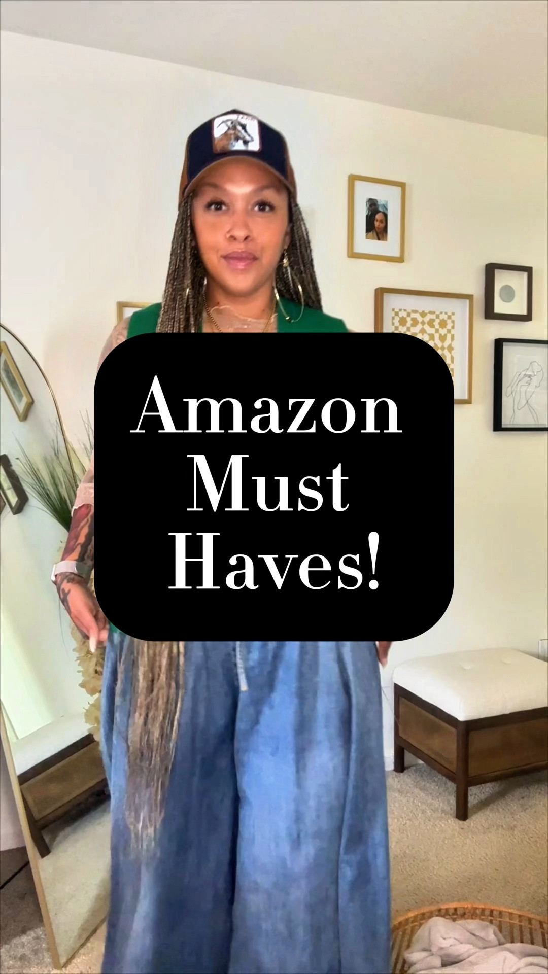 These are those Amazon pieces you will regret not having in your arsenal!Every last piece is 🤌🏽😘!

For your reference I am 5’6” and 200lbs

✨hat-Goorin Bros.
✨laced top-sz large (Amazon)
✨v neck sweater tank- sz large (Amazon)
✨wide leg drawstring pants- sz large OSFA (Amazon)
✨platform Uggs

#LTKMidsize #LTKStyleTip