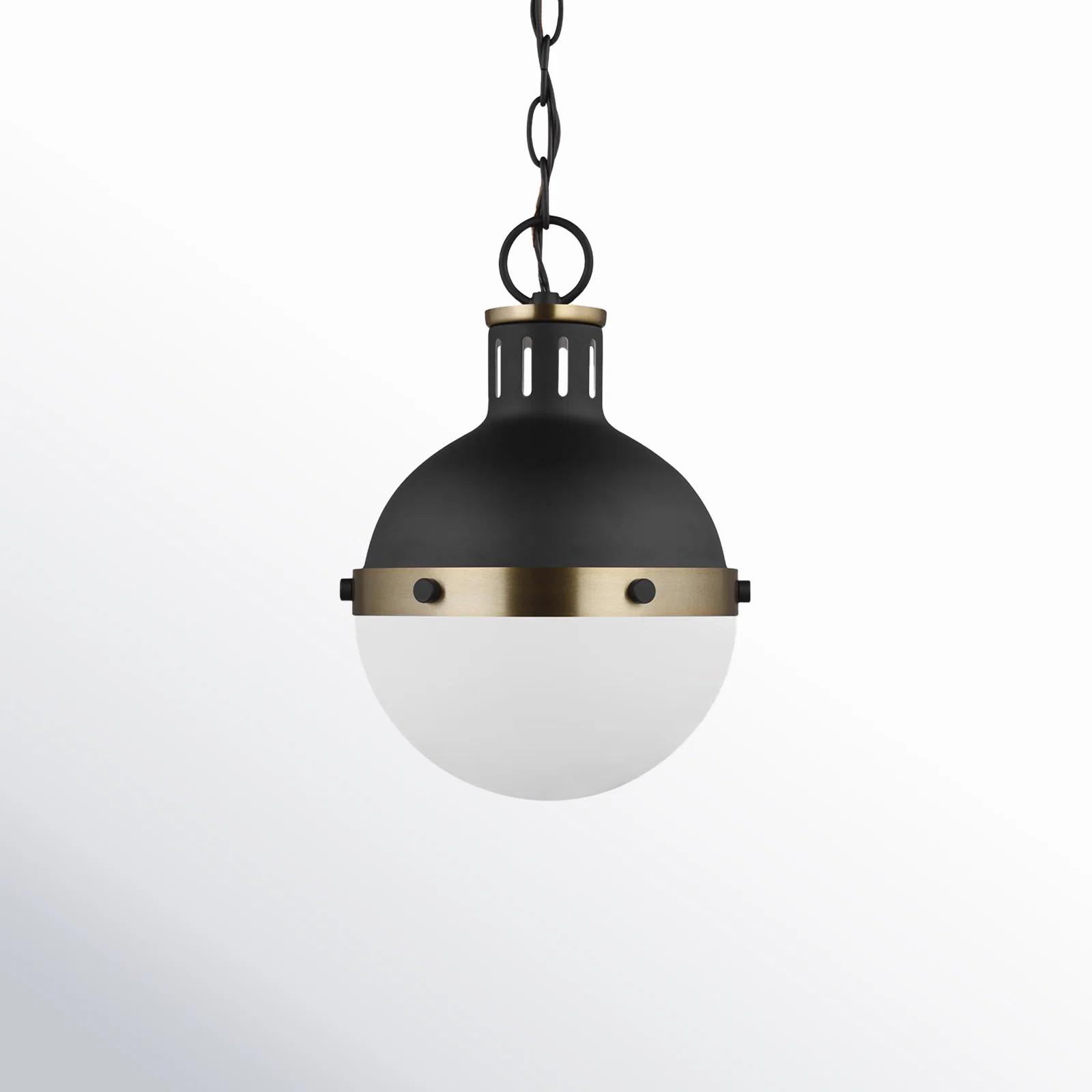 Geoffrey Single Light Glass Steel Dimmable Pendant | Joss & Main
