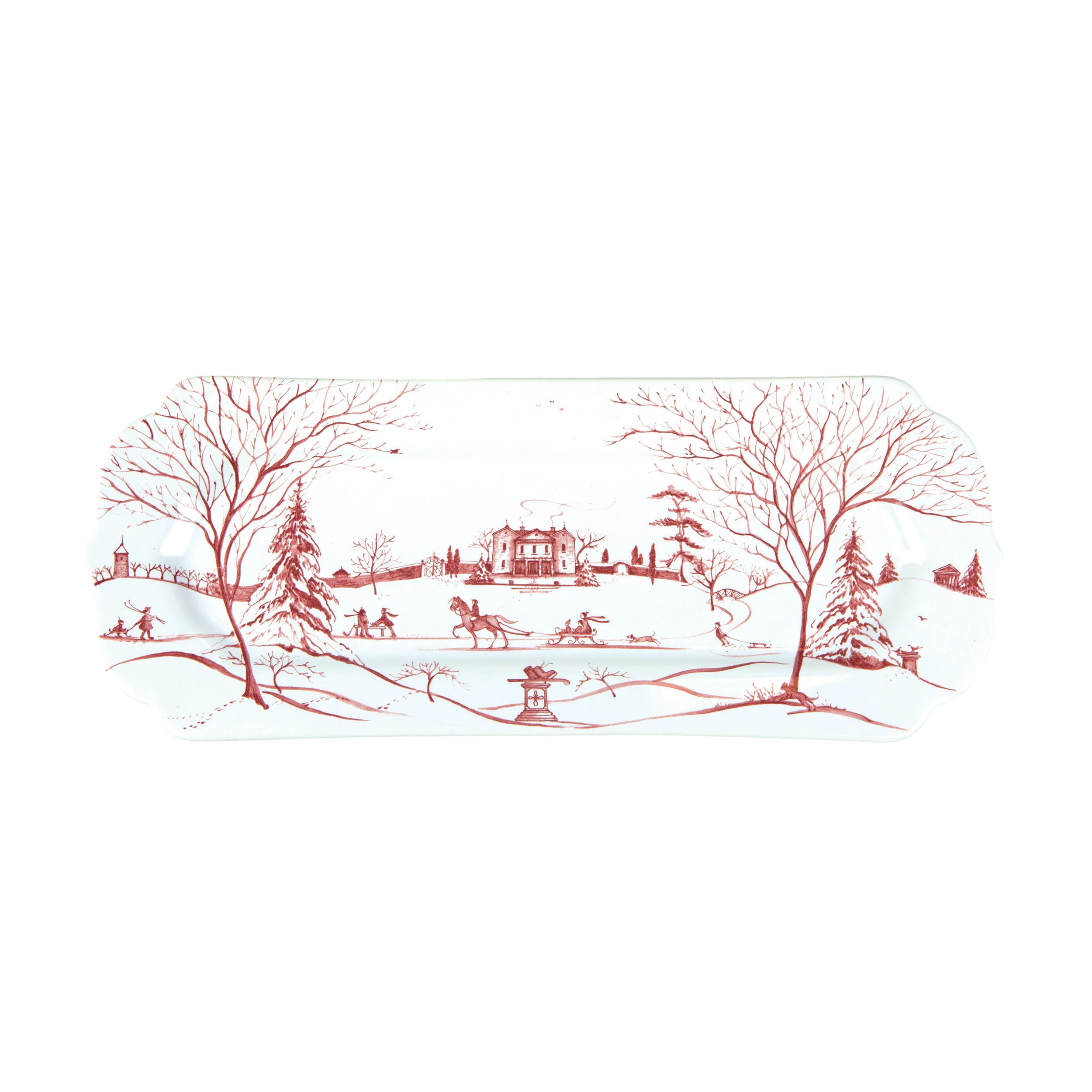 Country Estate Winter Frolic 15" Hostess Tray | Perigold