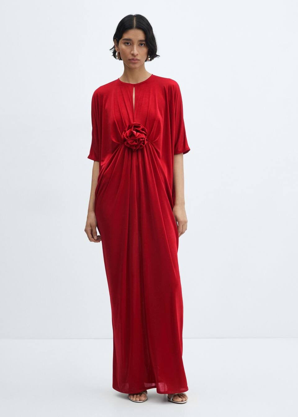 Flower maxi dress -  Women | Mango USA | MANGO (US)