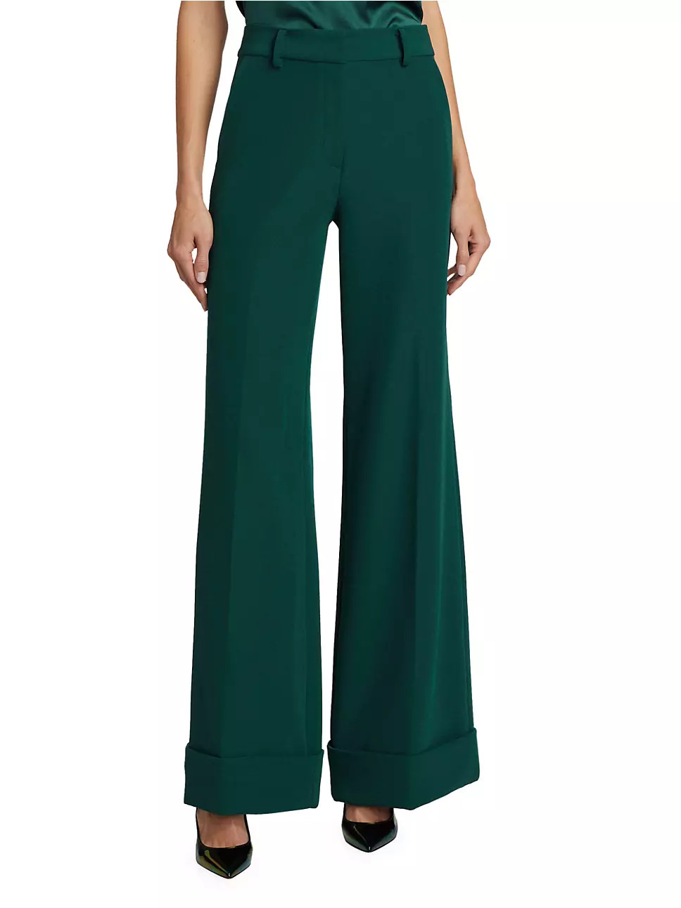 Mavis Crepe Wide-Leg Pants | Saks Fifth Avenue (CA)