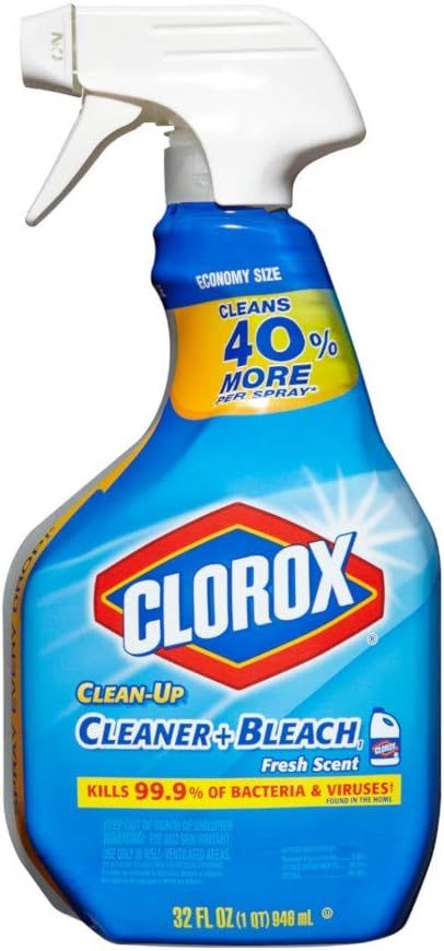 Clorox Clean-Up All Purpose Cleaner Spray Bottle with Bleach, Fresh Scent, 32 Fl Oz | Amazon (US)